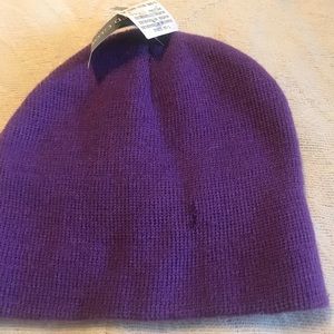 Purple beanie
